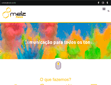 Tablet Screenshot of melz.com.br